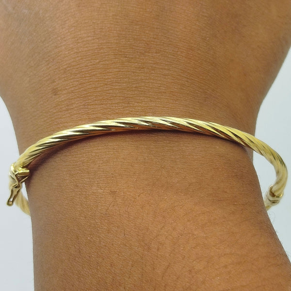 Bracelet Jonc Or Jaune 18K - 3.98G