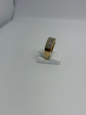 Bague en Or Jaune 18K - Taile 55 - 5.40 Grs
