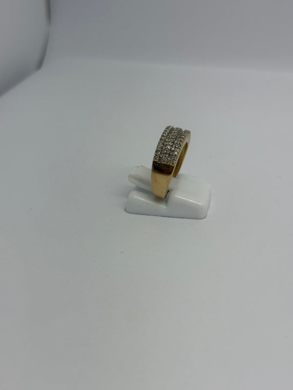 Bague en Or Jaune 18K - Taile 55 - 5.40 Grs