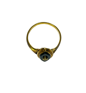 Bague en or jaune 18K - 2.91 Grs - Taille 57
