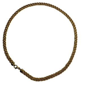 Titre : Collier Torsadé en Or Jaune 18K - 12.18 G