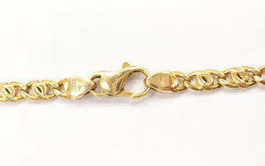 Collier maille marine en or jaune 18 carats – 52 cm