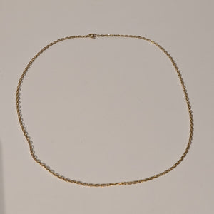 Collier Princesse Or Jaune 18K Lg 50cm