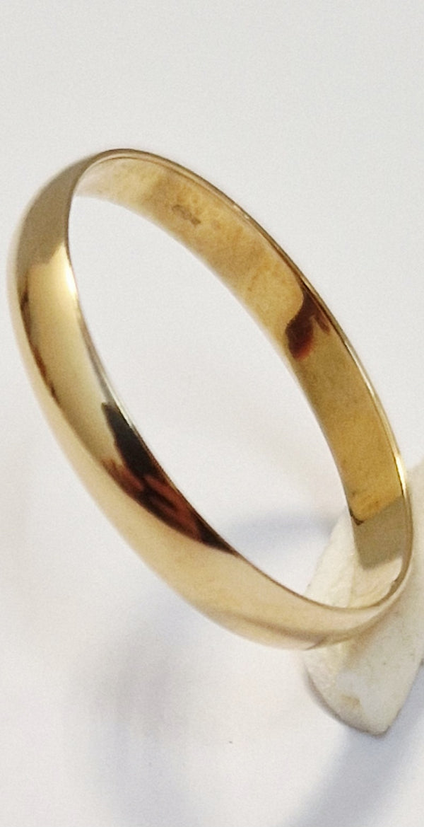 Bagues Alliance Or Jaune 18K 1.88 Grs - Taille 62