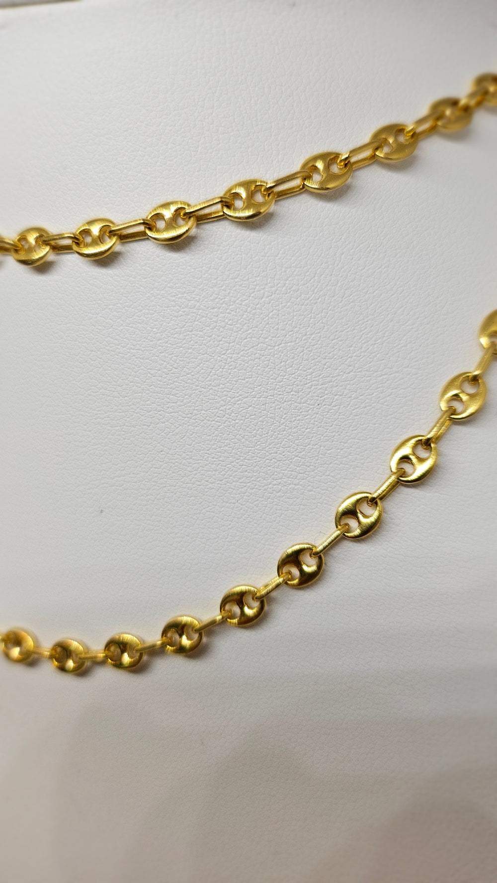 Collier Matinée Grains de Café en Or Jaune 18K