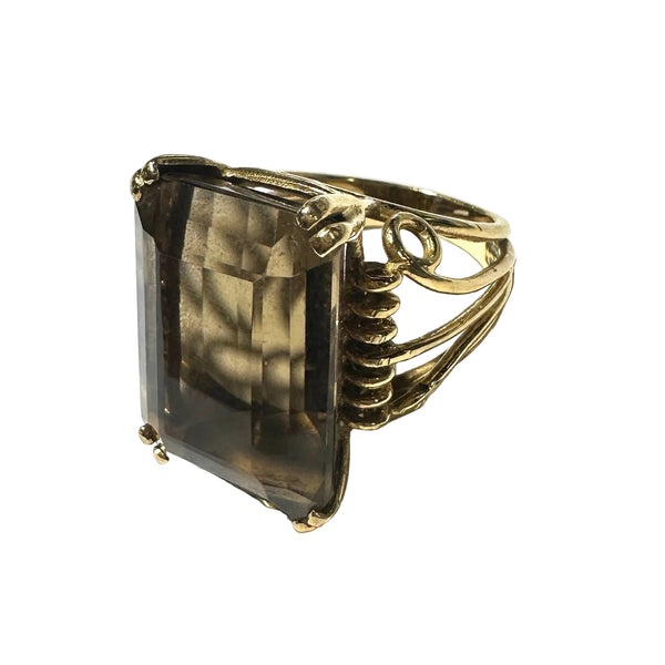 Bague empiérée en Or Jaune 18 Carats