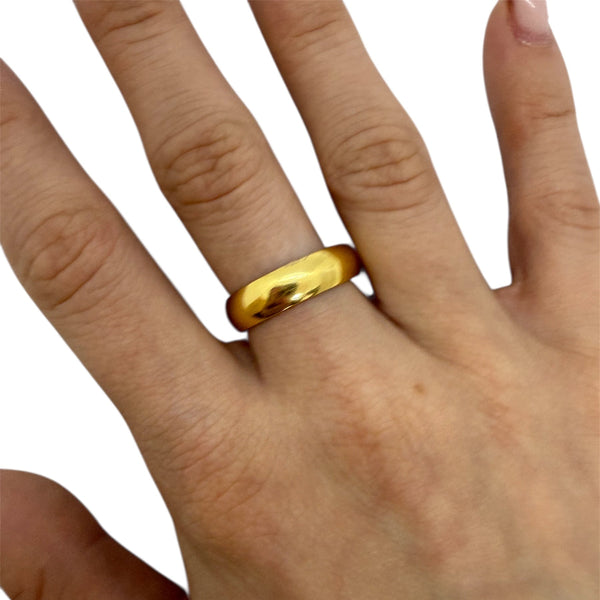 Bague en or jaune 18 carats – Taille 62