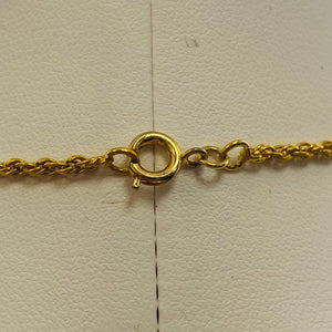 Collier Matinée en Or Jaune 18 K - Maille Corde