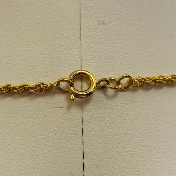 Collier Matinée en Or Jaune 18 K - Maille Corde