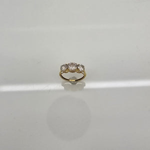 Bague en Or jaune 18K - Taille 49 - 2.47G