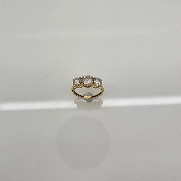 Bague en Or jaune 18K - Taille 49 - 2.47G