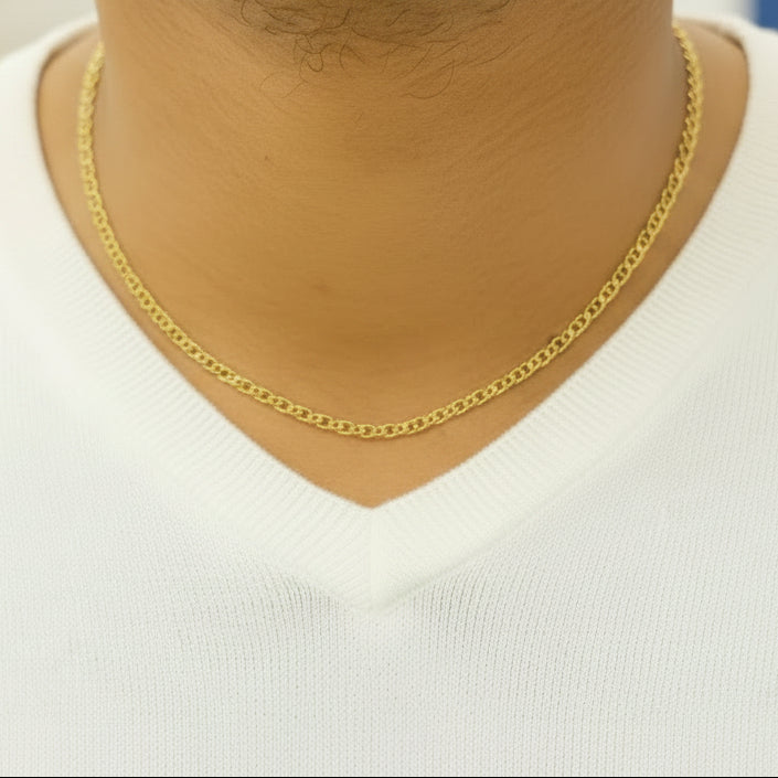 Collier Princesse en Or Jaune 18k - 46 cm