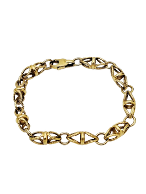 Bracelet Fantaisie en Or Jaune 18K 32.19 Grs