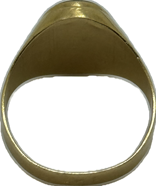 Chevalière en Or jaune 18K - Taille 63