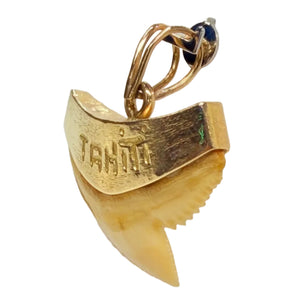 Pendentif Dent de Requin en Or Jaune 18K - 8.08Grs