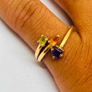 Bague en Or jaune 18K - 3.05 Grs - Taille 57