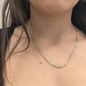 Collier maille marine en or jaune 18 carats – 52 cm