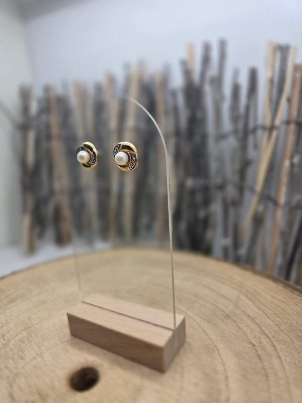 Boucles d'oreilles en Or Jaune 18K 2.27 Grs