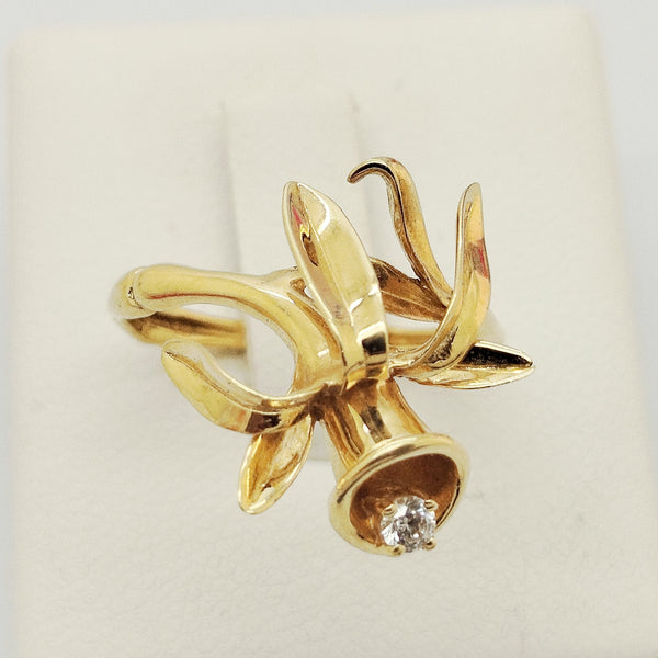 Bague Fleur de Vanille en 18 K - Taille 53 -  3.13 G
