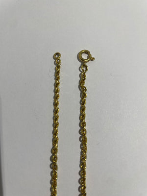 Collier Matinée en Or jaune avec 18K 23.1 Grs