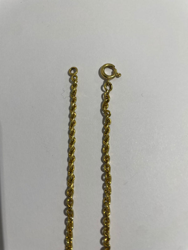 Collier Matinée en Or jaune avec 18K 23.1 Grs