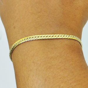 Bracelet en Or jaune 18K 16,5 cm -  4.91 Grs