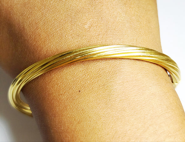Bracelet Jonc en Or Jaune 18K 16.59 Grs