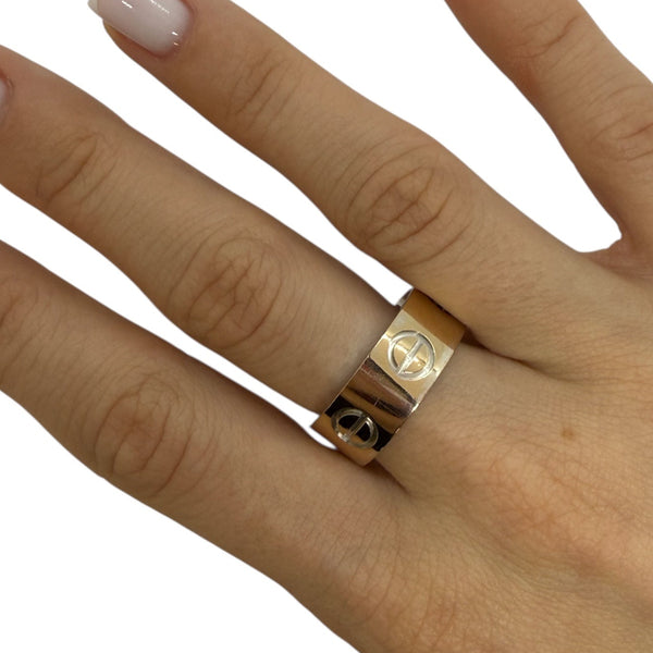 Bague Jonc Cartier Love en Or Blanc 18K Taille 60