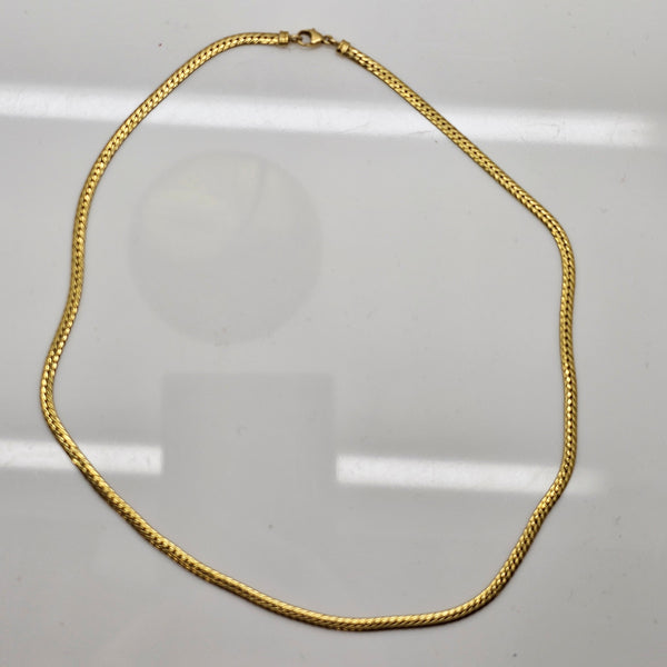 Collier Serpent Or Jaune 18 K - 7.36 G