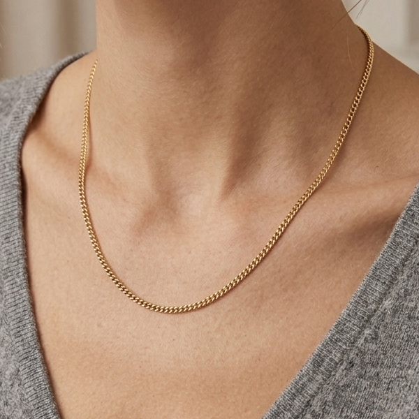 Collier Princesse en Or Jaune 18K - 46cm - 7.23gr