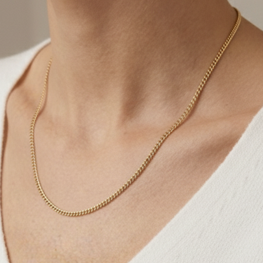 Collier Princesse en Or Jaune 18K - 46cm - 7.23gr