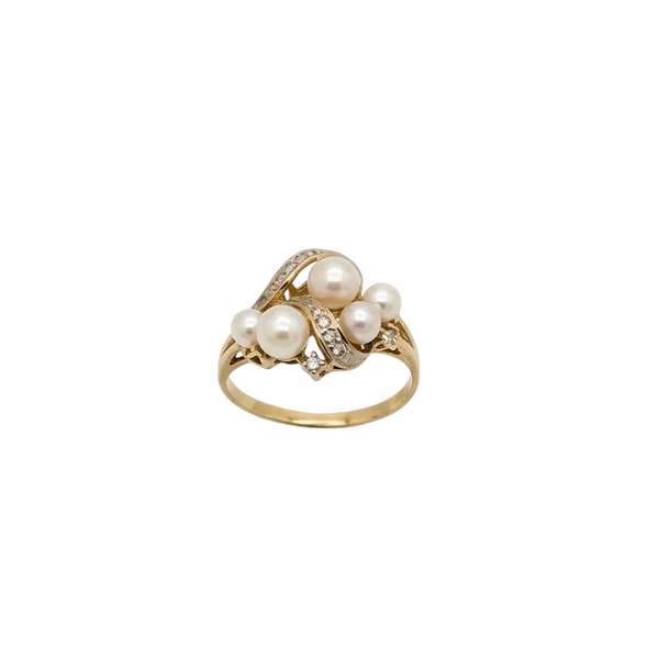 Bague en Or Jaune 18K - 3.55G - Taille 57