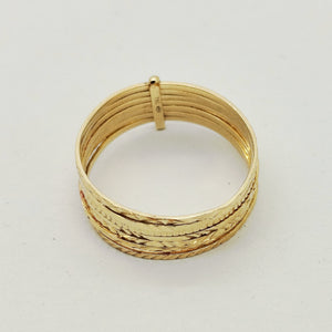 Semainier en Or Jaune 18K - T55 - 2.42gr