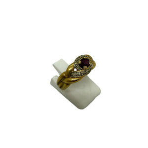 Bague en Or Jaune 18K Taille-52