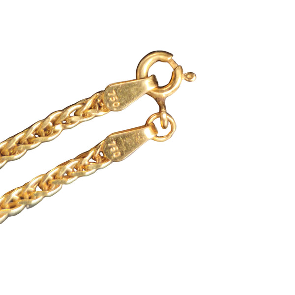 Collier Princesse avec Diamants en Or Jaune 18K