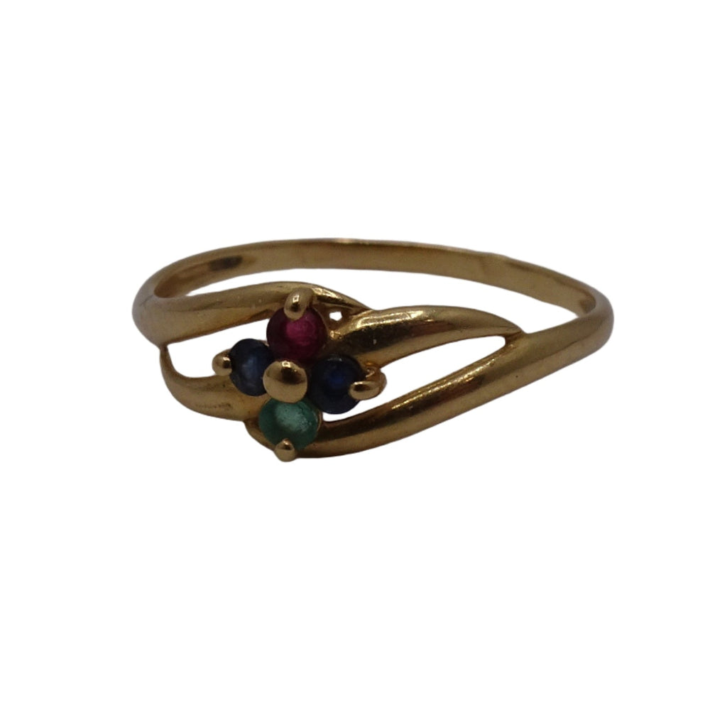 Bague en Or Jaune 18K - Taille 52