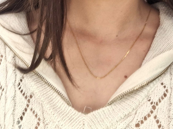 Collier Princesse Or Jaune 18K Tête d'Aigle
