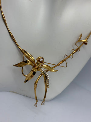 Collier Ras du Cou en Or Jaune 18K - 19.85 Grs