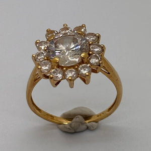 Bague Or jaune 18k - Taille 53