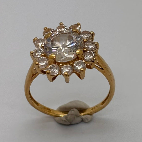 Bague Or jaune 18k - Taille 53