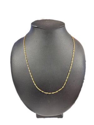 Collier Sautoir en Or Jaune 18K 2.60 Grs