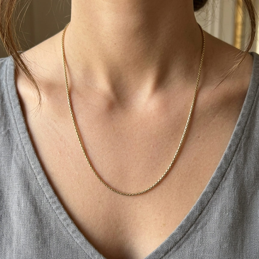 Collier en Or Jaune 18K - 3.01 Grs