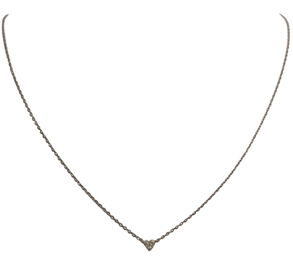 Collier Princesse en Or Blanc 18k - 0.96 G