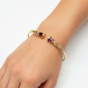 Bracelet jonc malgache en Or Jaune 18K - 12.48Grs