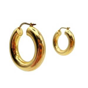 Créoles en Or Jaune 18k - 6.49 G