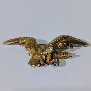 Broche en or jaune 18K 12.61 Grs