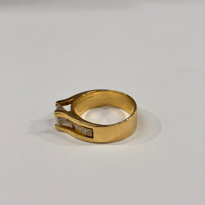 Bague en Or Jaune 18K Taille-54