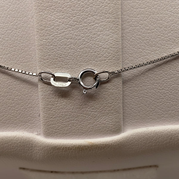 Collier Princesse en Or Blanc 18k - 1.38 G
