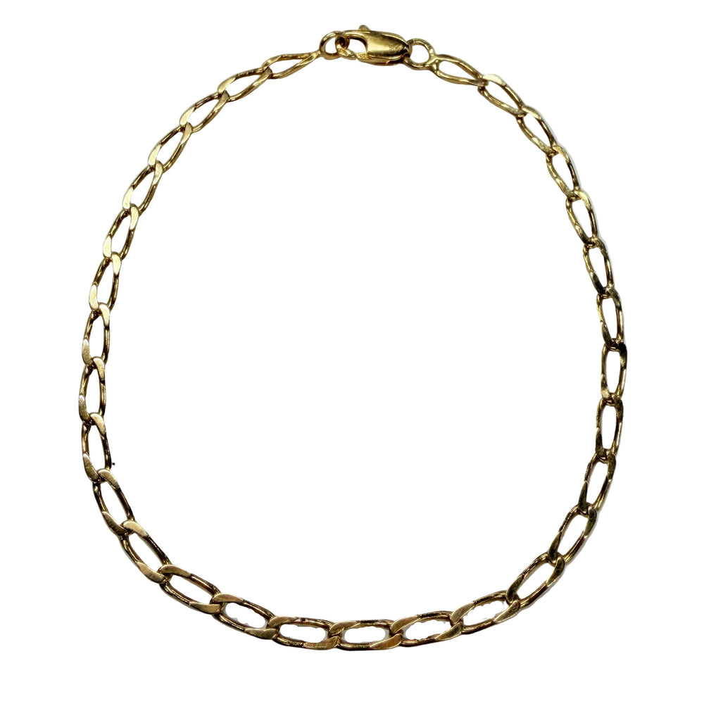 Bracelet Maille Cheval en Or Jaune 18k