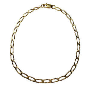 Bracelet Maille Cheval en Or Jaune 18k